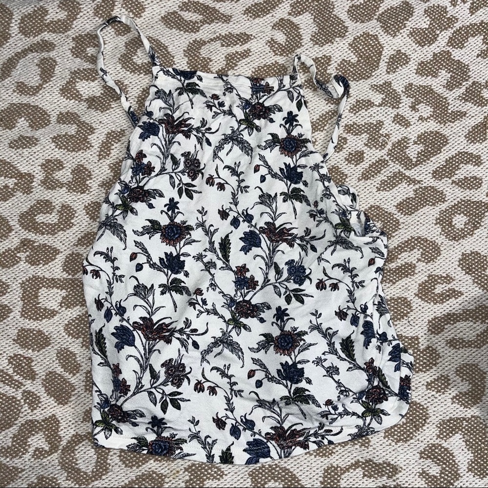 floral crop top